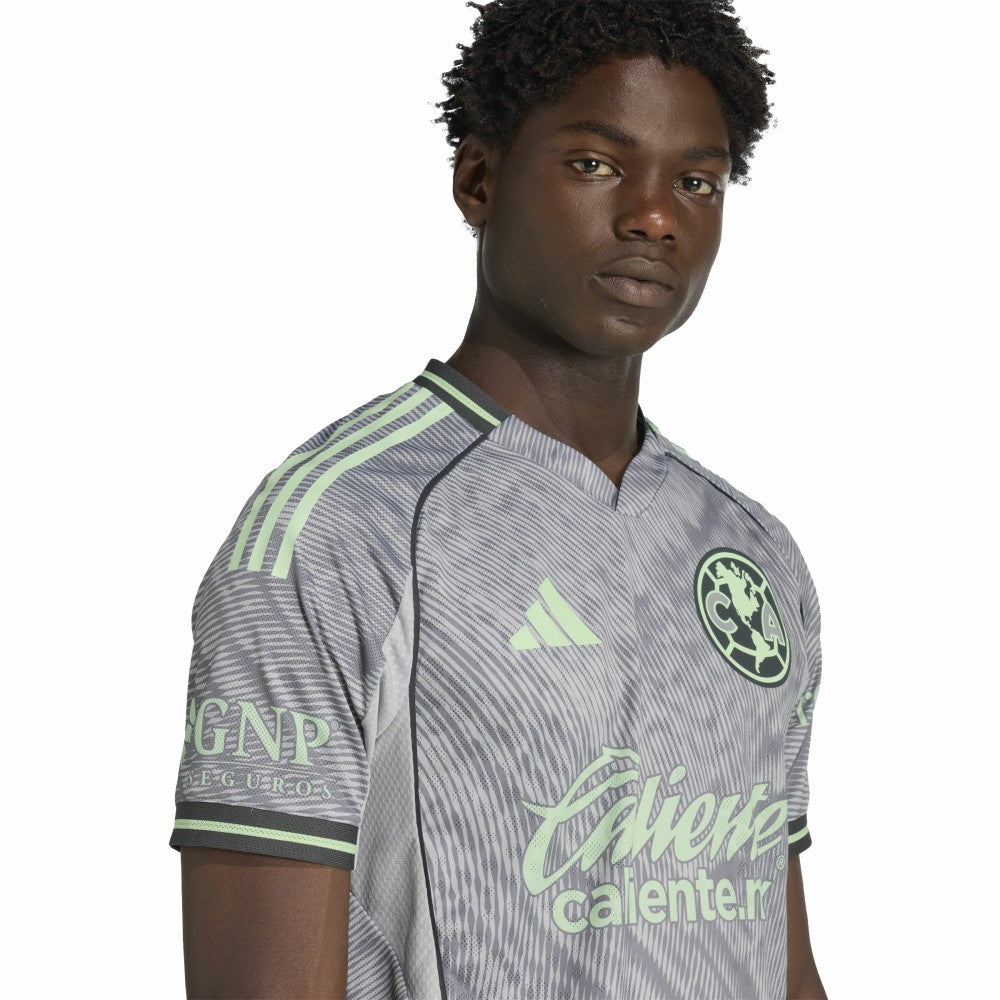 Club America 2025 Third On Field Jersey - Adidas Gray