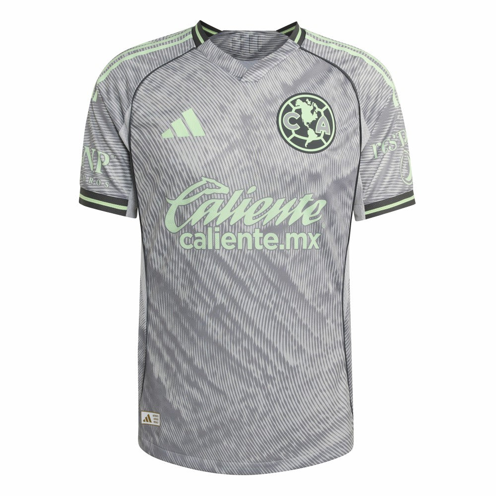 Club America 2025 Third On Field Jersey - Adidas Gray