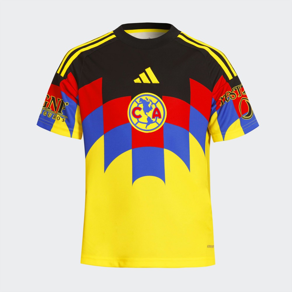 Club America Youth 2025/26 Home Replica Jersey - Adidas Yellow