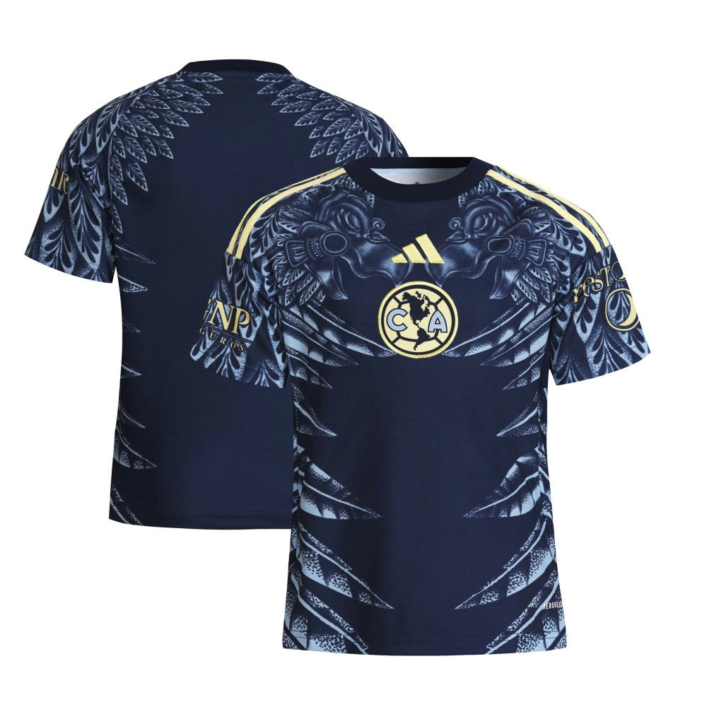 Club America Youth 2025/26 Away Replica Jersey - Adidas Navy