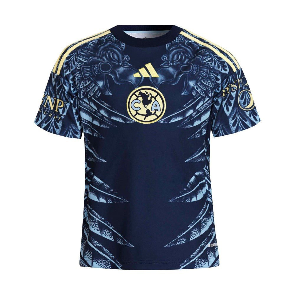 Club America Youth 2025/26 Away Replica Jersey - Adidas Navy