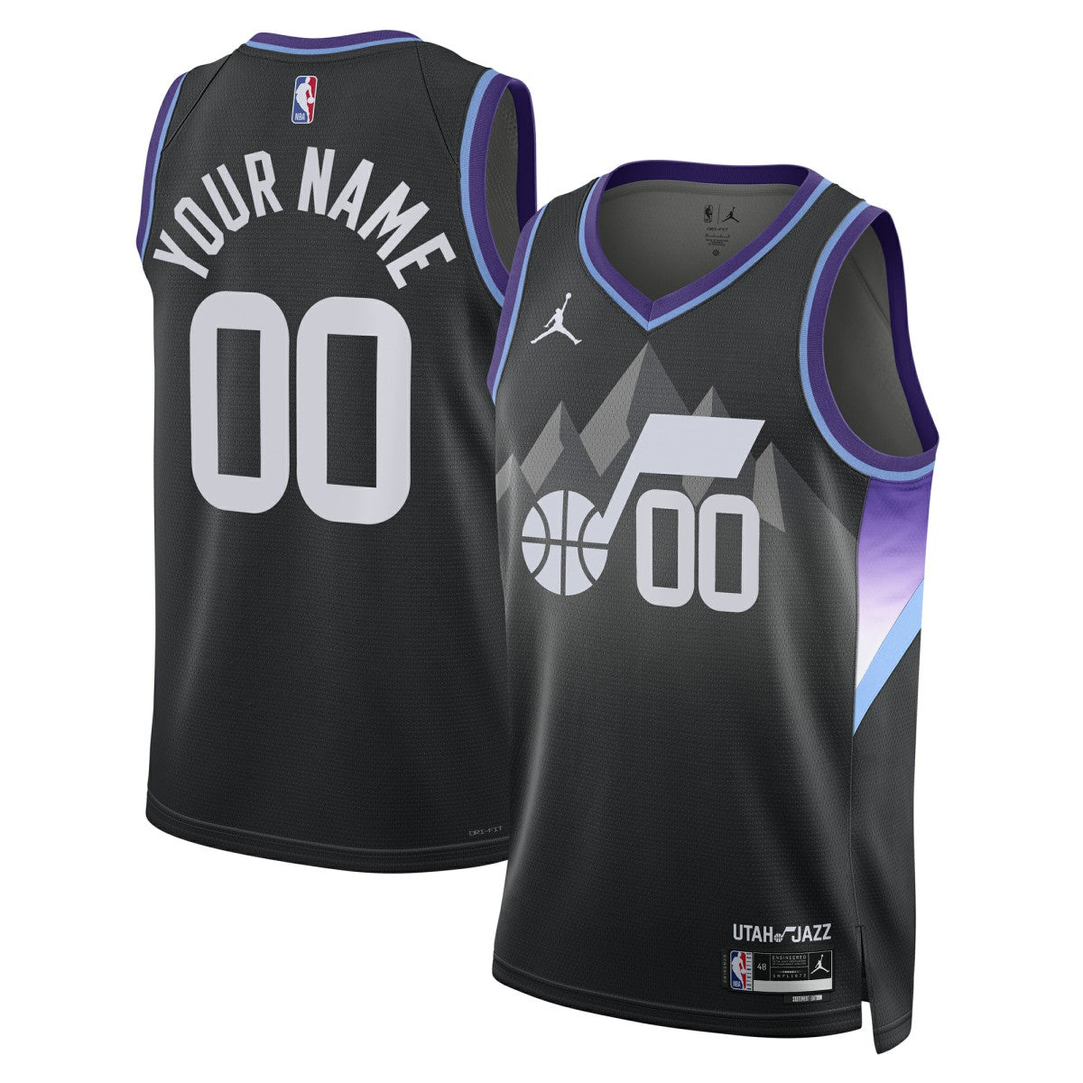 NBA Utah Jazz Jordan Brand Unisex 2024/25 Custom Swingman Jersey