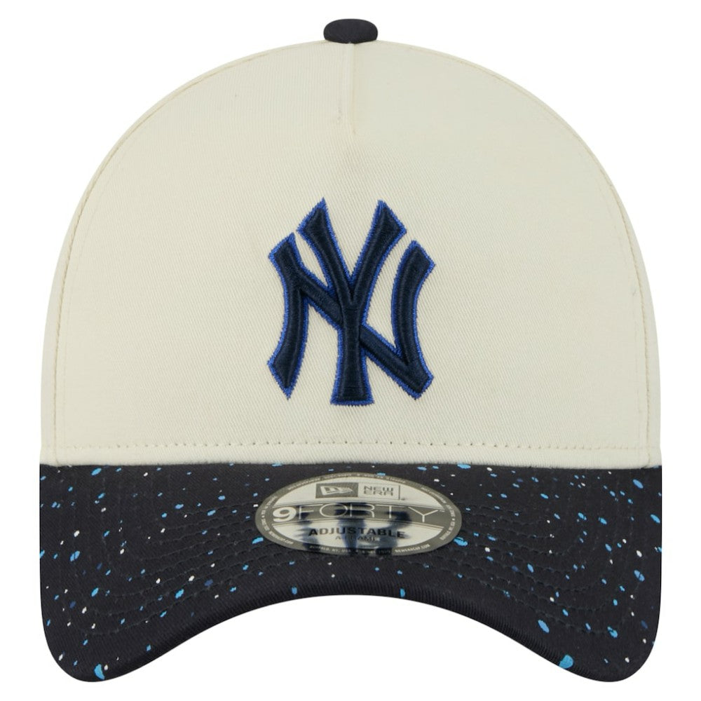 MLB New York Yankees New Era Speckle A-Frame 9FORTY Adjustable Hat