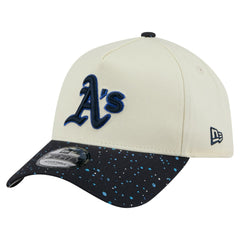 MLB Athletics New Era Speckle A-Frame 9FORTY Adjustable Hat