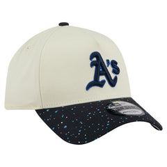MLB Athletics New Era Speckle A-Frame 9FORTY Adjustable Hat