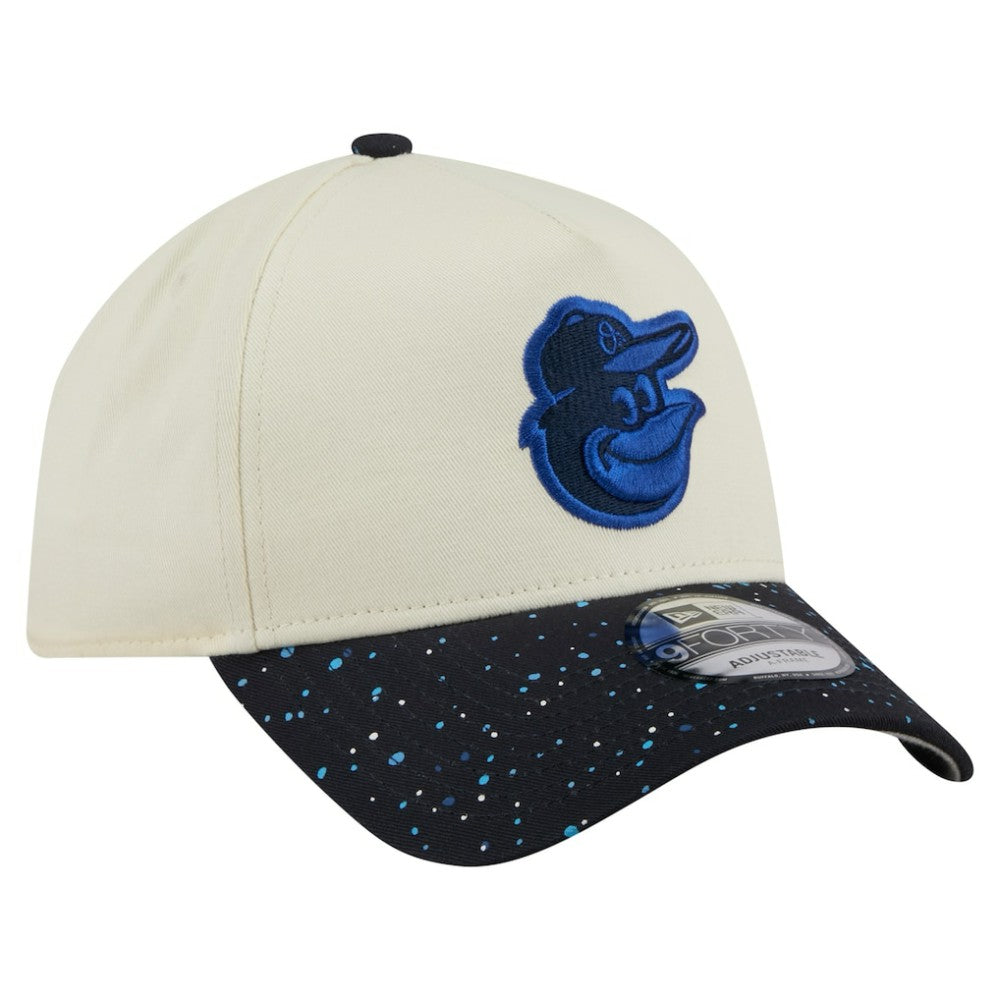 MLB Baltimore Orioles New Era Speckle A-Frame 9FORTY Adjustable Hat