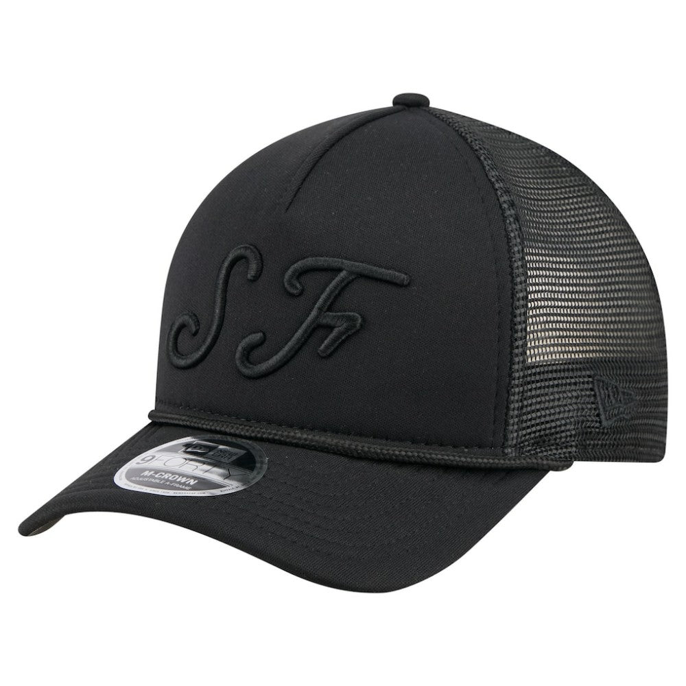 MLB San Francisco Giants New Era City Initial 9FORTY A-Frame M-Crown Adjustable Trucker Hat