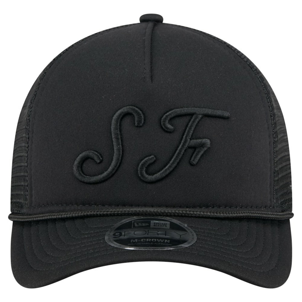 MLB San Francisco Giants New Era City Initial 9FORTY A-Frame M-Crown Adjustable Trucker Hat