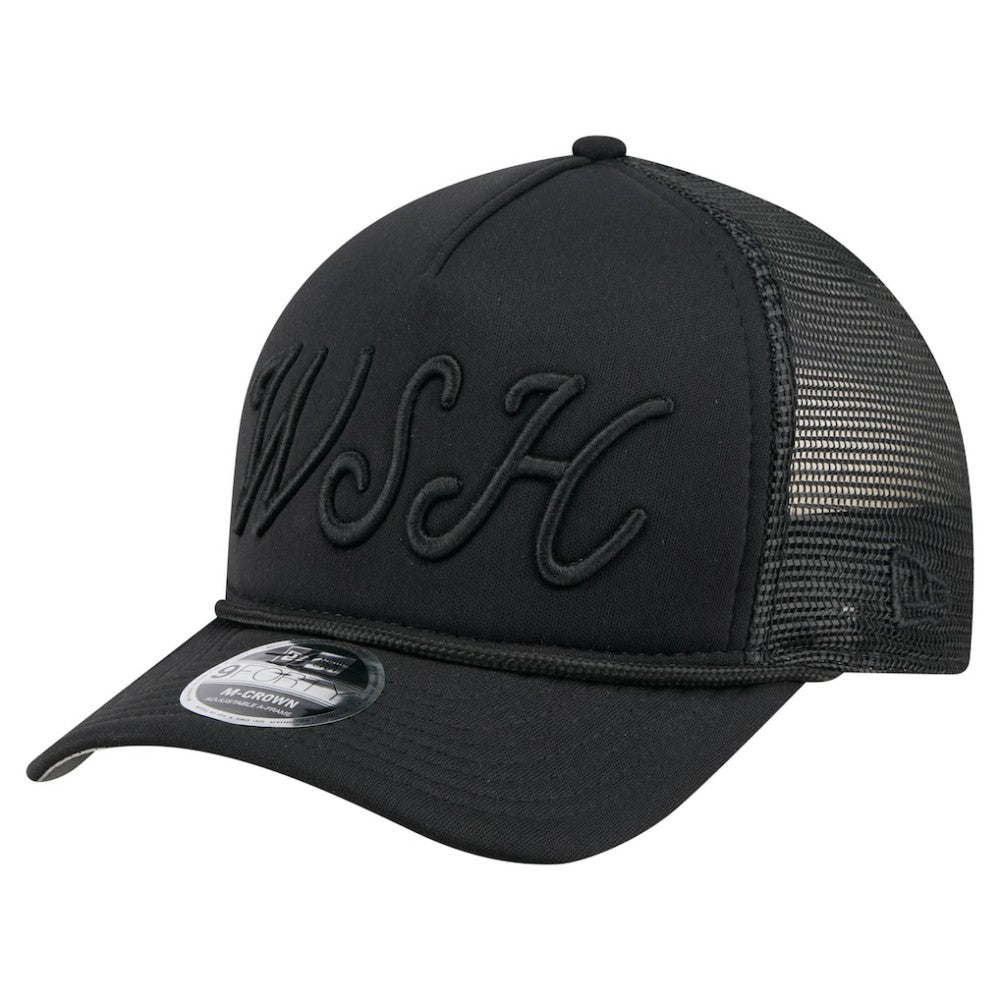MLB Washington Nationals New Era City Initial 9FORTY A-Frame M-Crown Adjustable Trucker Hat