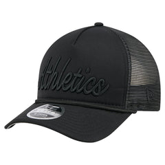 MLB Athletics New Era City Initial 9FORTY A-Frame M-Crown Adjustable Trucker Hat
