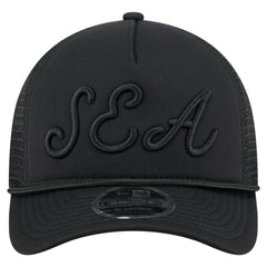 MLB Seattle Mariners New Era City Initial 9FORTY A-Frame M-Crown Adjustable Trucker Hat
