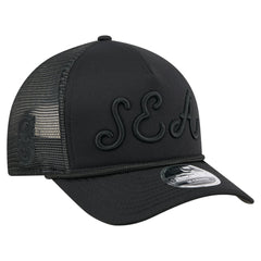 MLB Seattle Mariners New Era City Initial 9FORTY A-Frame M-Crown Adjustable Trucker Hat