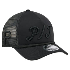 MLB Pittsburgh Pirates New Era City Initial 9FORTY A-Frame M-Crown Adjustable Trucker Hat