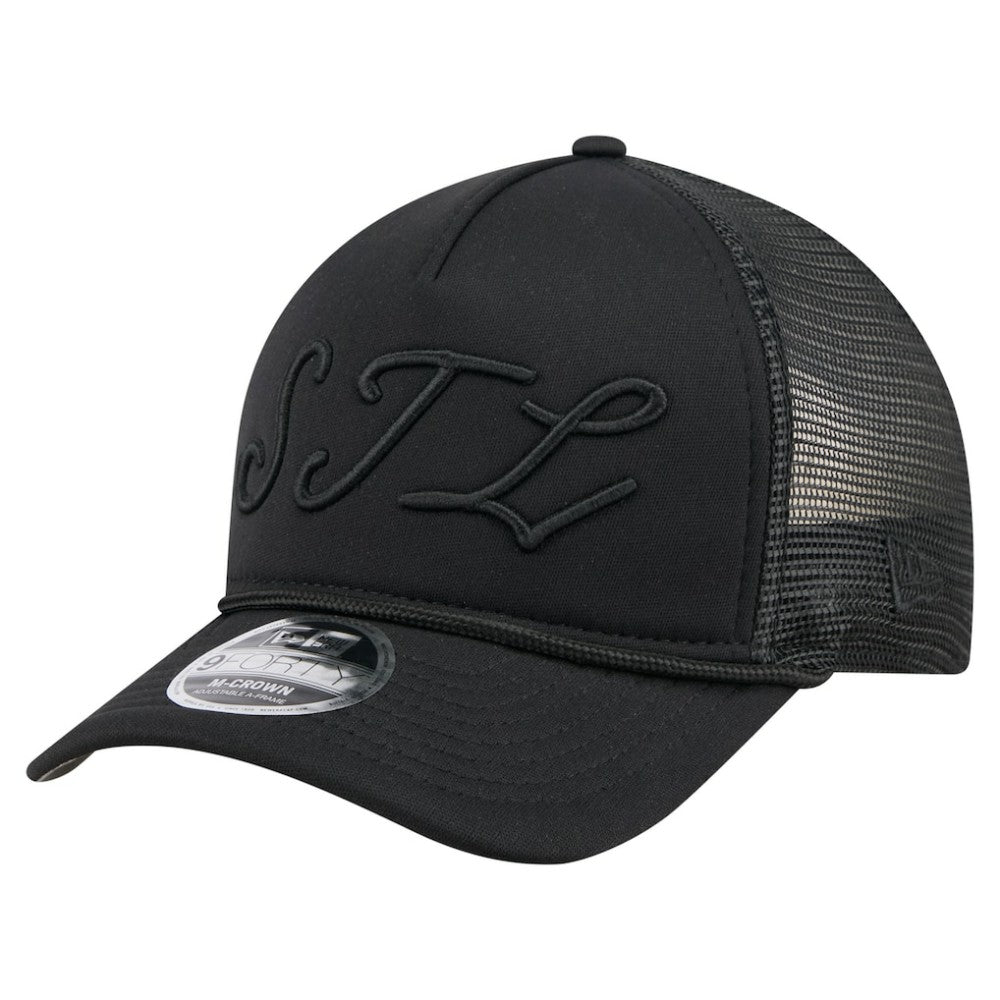 MLB St. Louis Cardinals New Era City Initial 9FORTY A-Frame M-Crown Adjustable Trucker Hat