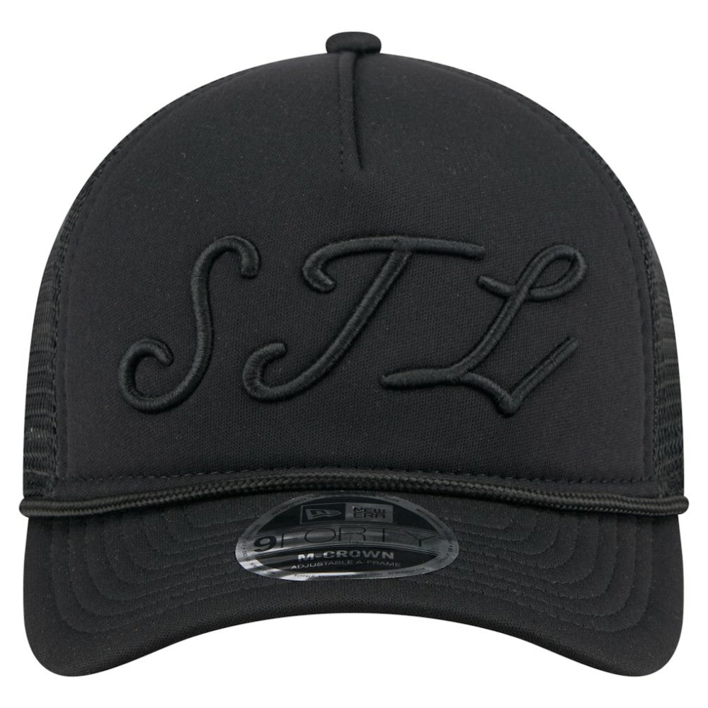 MLB St. Louis Cardinals New Era City Initial 9FORTY A-Frame M-Crown Adjustable Trucker Hat