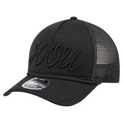 MLB Houston Astros New Era City Initial 9FORTY A-Frame M-Crown Adjustable Trucker Hat
