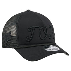 MLB Toronto Blue Jays New Era City Initial 9FORTY A-Frame M-Crown Adjustable Trucker Hat