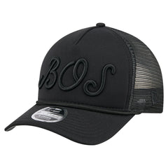 MLB Boston Red Sox New Era City Initial 9FORTY A-Frame M-Crown Adjustable Trucker Hat