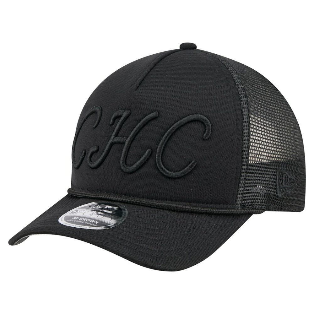 MLB Chicago Cubs New Era City Initial 9FORTY A-Frame M-Crown Adjustable Trucker Hat