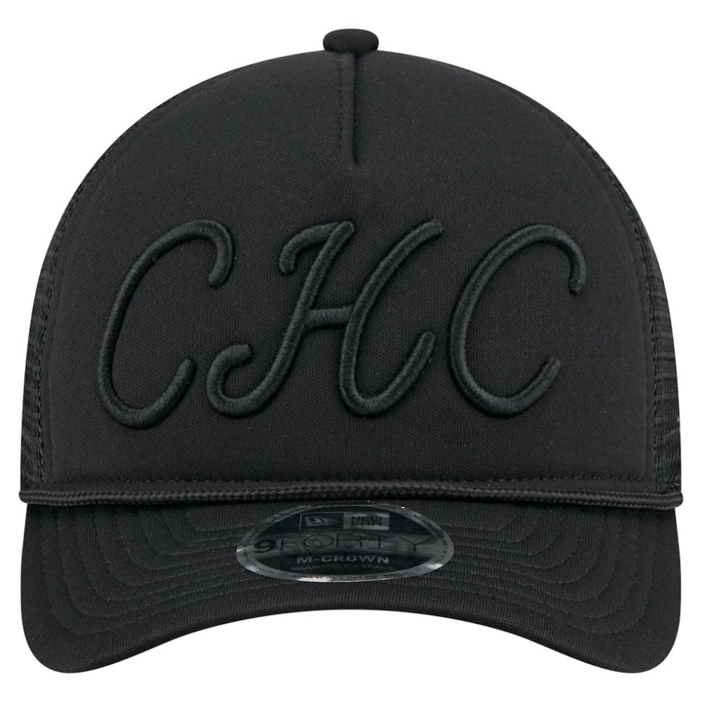 MLB Chicago Cubs New Era City Initial 9FORTY A-Frame M-Crown Adjustable Trucker Hat