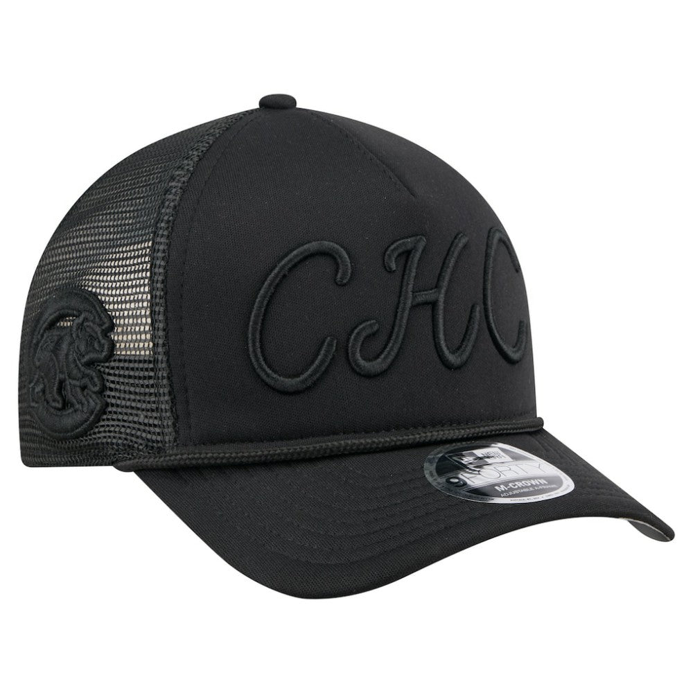 MLB Chicago Cubs New Era City Initial 9FORTY A-Frame M-Crown Adjustable Trucker Hat