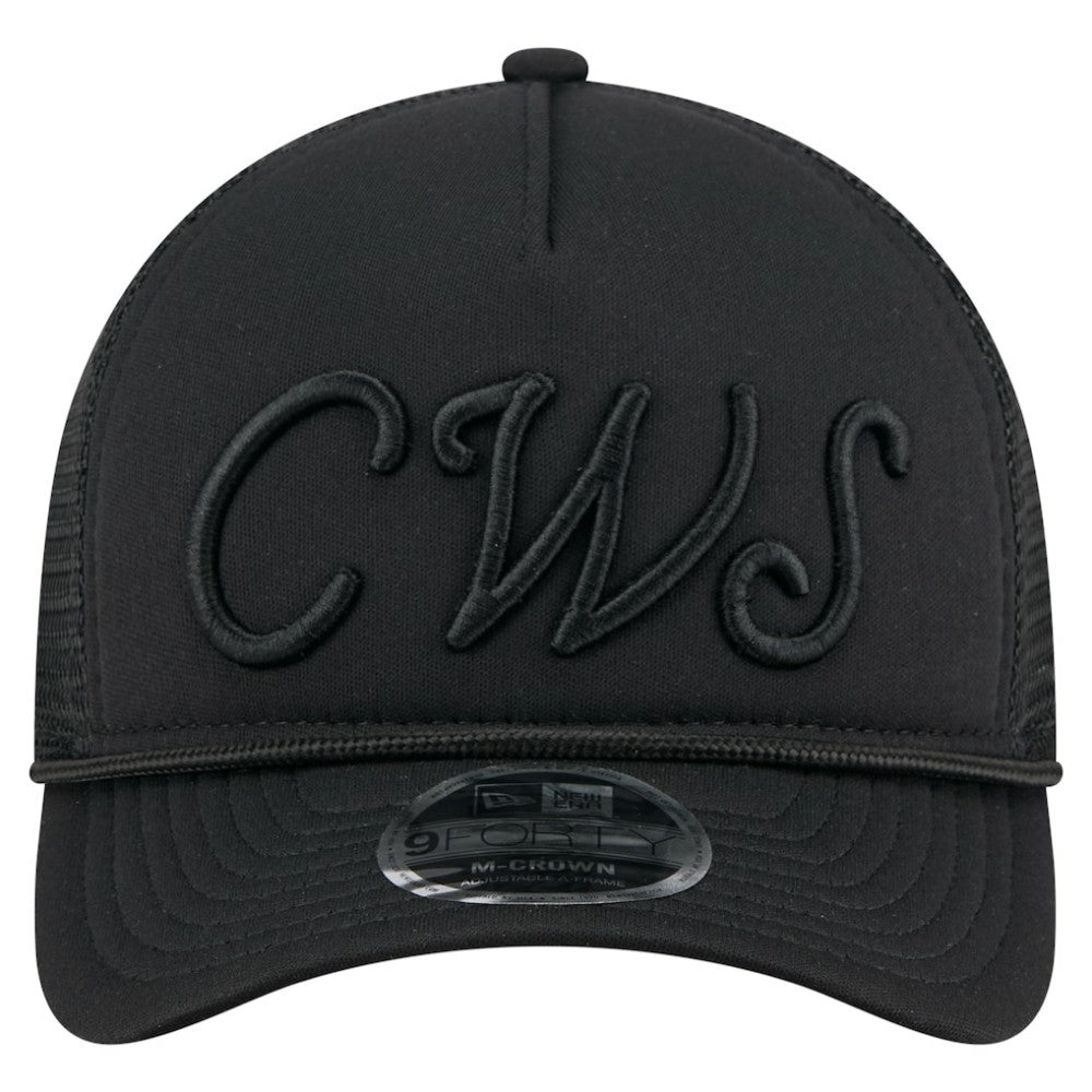MLB Chicago White Sox New Era City Initial 9FORTY A-Frame M-Crown Adjustable Trucker Hat