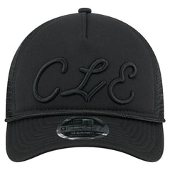 MLB Cleveland Guardians New Era City Initial 9FORTY A-Frame M-Crown Adjustable Trucker Hat