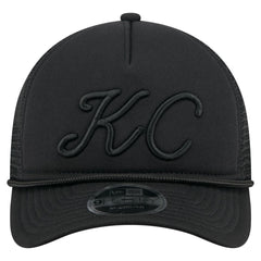 MLB Kansas City Royals New Era City Initial 9FORTY A-Frame M-Crown Adjustable Trucker Hat