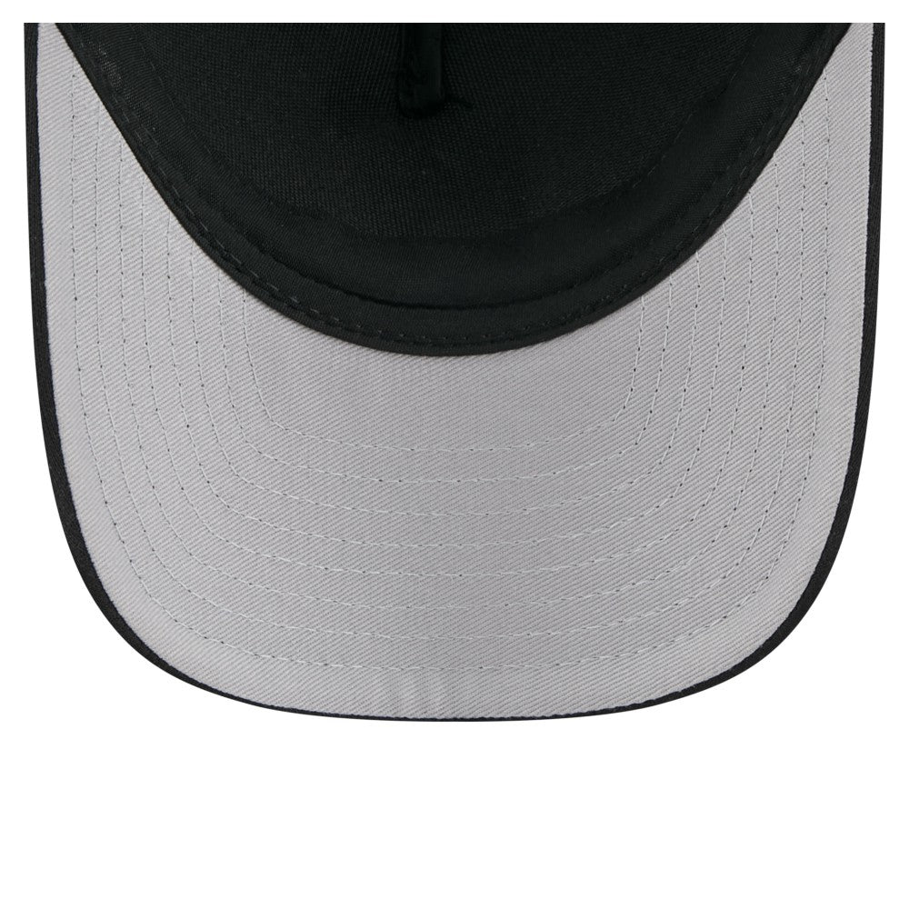 MLB Miami Marlins New Era City Initial 9FORTY A-Frame M-Crown Adjustable Trucker Hat