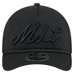 MLB Milwaukee Brewers New Era City Initial 9FORTY A-Frame M-Crown Adjustable Trucker Hat