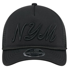MLB New York Mets New Era City Initial 9FORTY A-Frame M-Crown Adjustable Trucker Hat