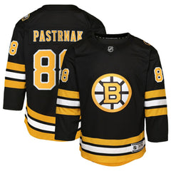 NHL Black David Pastrnak Boston Bruins Youth Home Premier Player Jersey