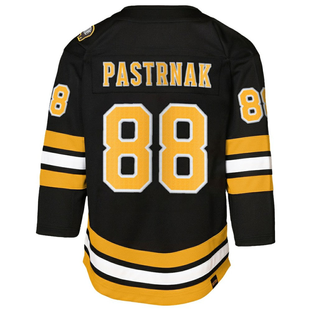 NHL Black David Pastrnak Boston Bruins Youth Home Premier Player Jersey