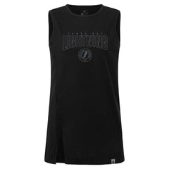 NHL Black Tampa Bay Lightning Levelwear Women's Influx Darkmoon Tank Top