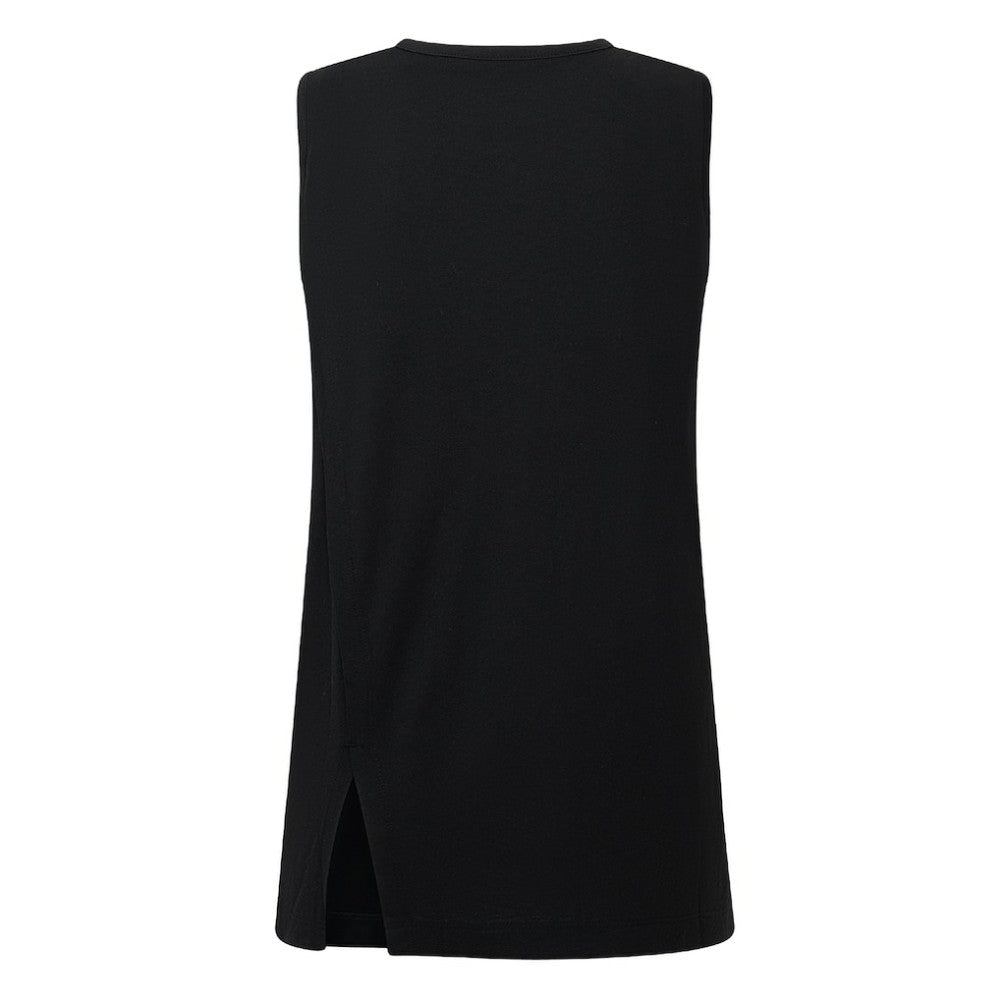 NHL Black Minnesota Wild Levelwear Women's Influx Darkmoon Tank Top