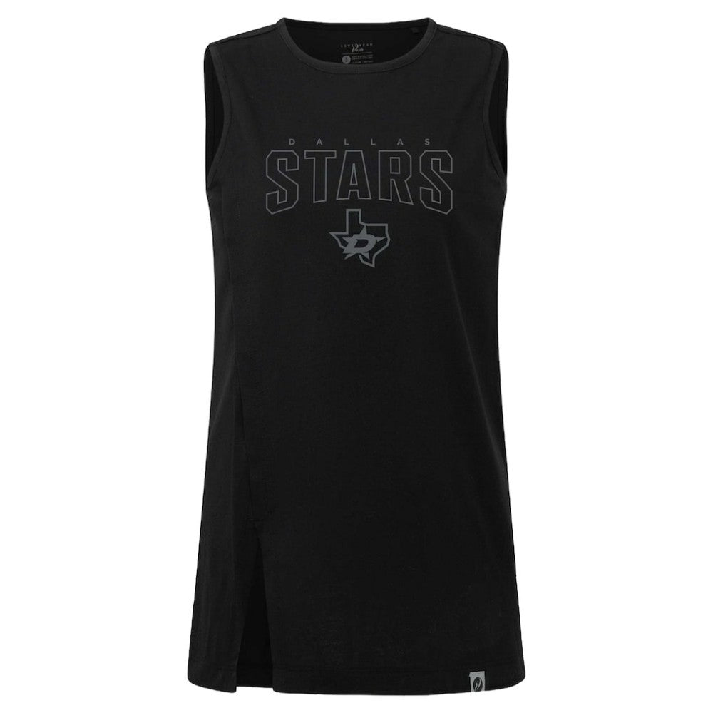 NHL Black Dallas Stars Levelwear Women's Influx Darkmoon Tank Top
