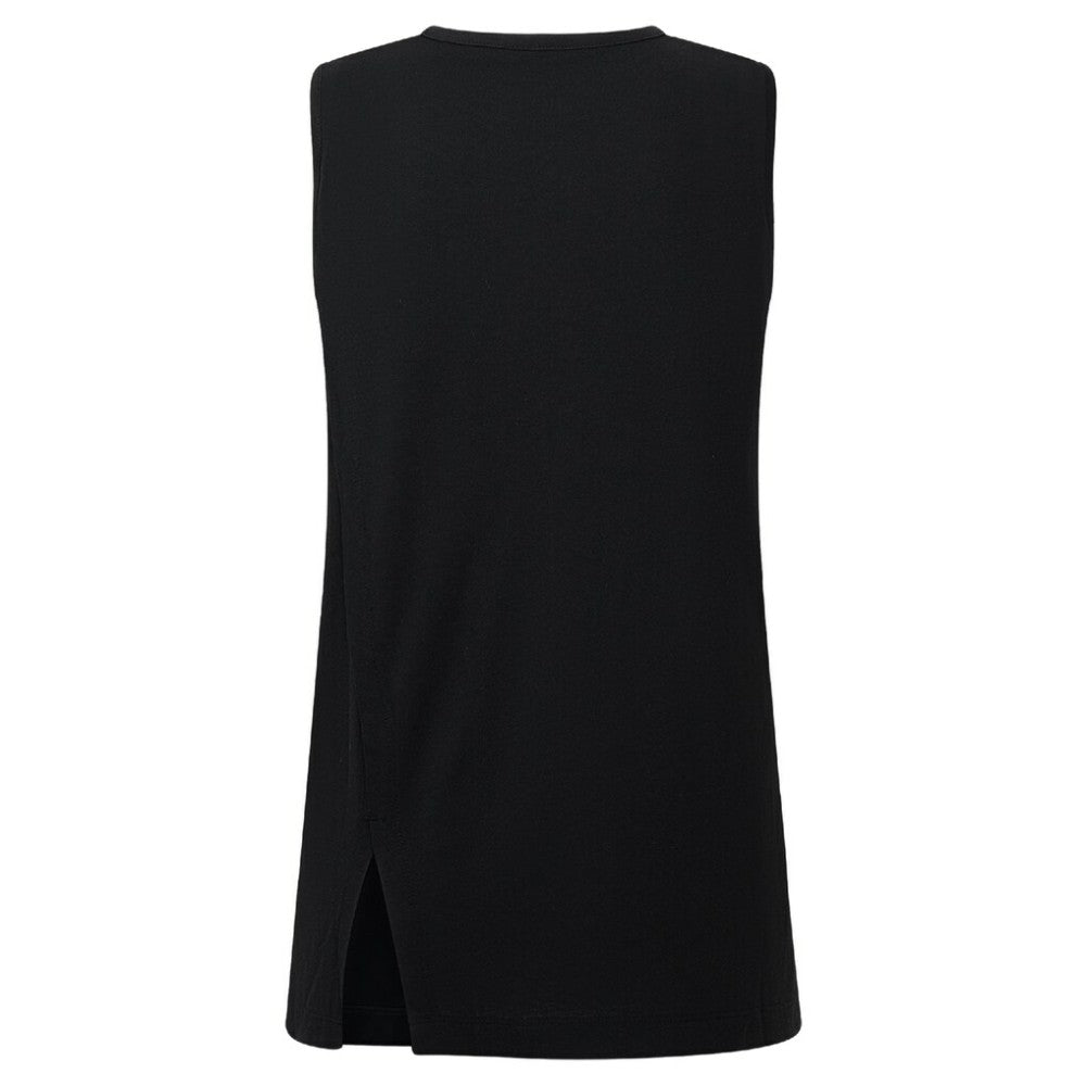 NHL Black New York Rangers Levelwear Women's Influx Darkmoon Tank Top