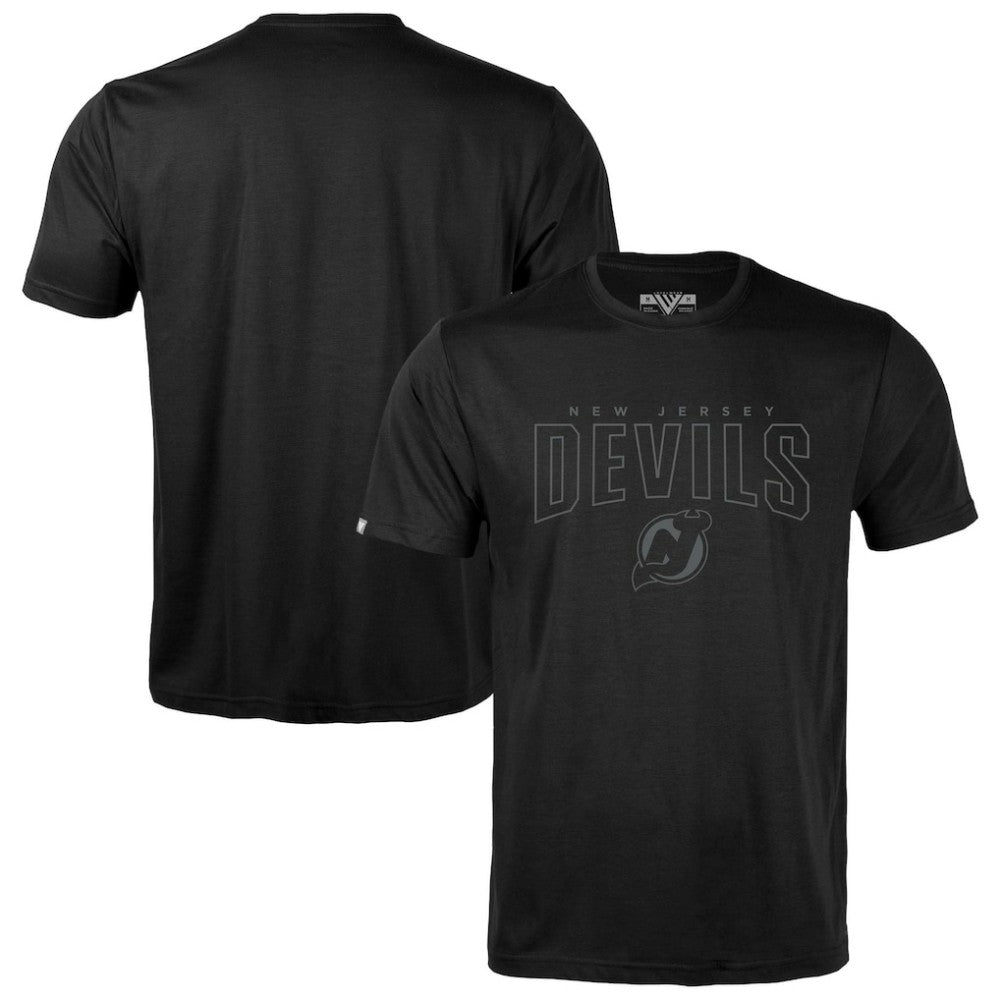 NHL Black New Jersey Devils Levelwear Richmond Darkmoon T-Shirt
