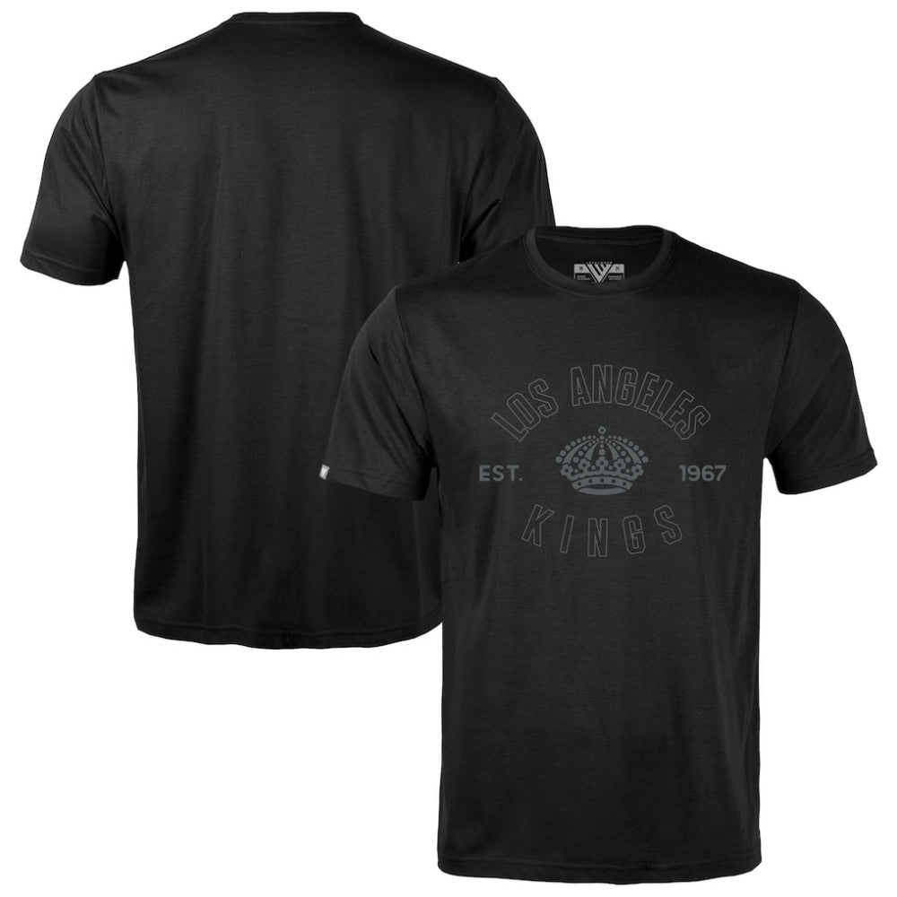 NHL Black Los Angeles Kings Levelwear Richmond Darkmoon T-Shirt