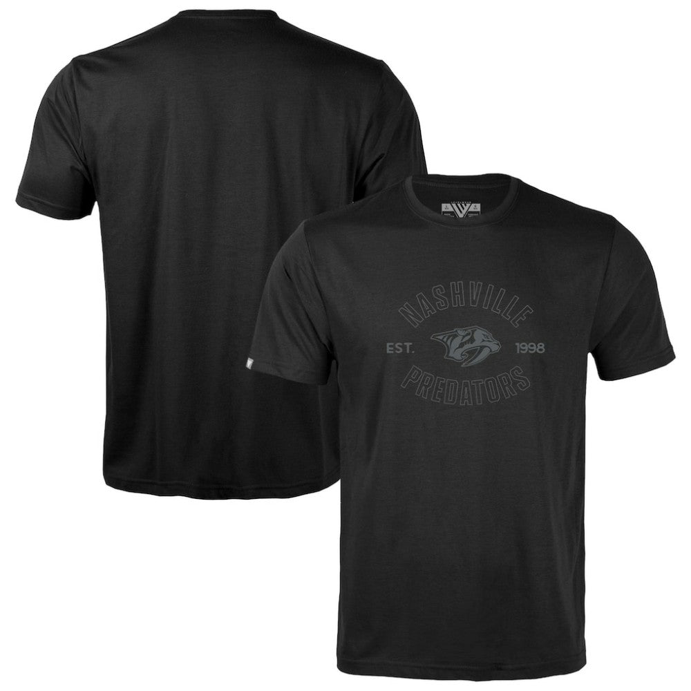 NHL Black Nashville Predators Levelwear Youth Little Richmond Abyssal T-Shirt