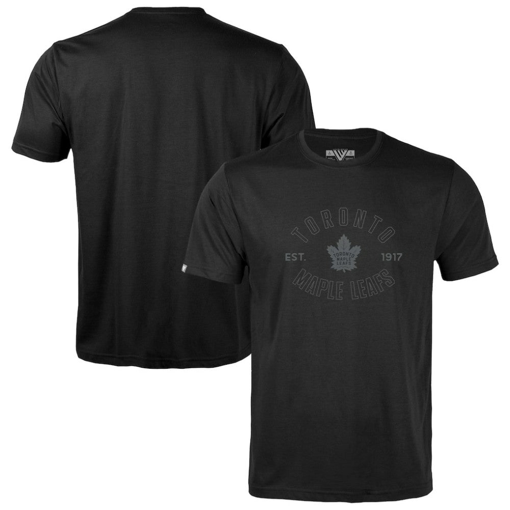 NHL Black Toronto Maple Leafs Levelwear Youth Little Richmond Abyssal T-Shirt