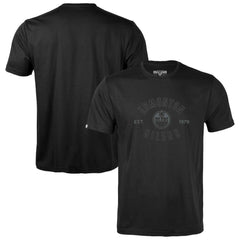 NHL Black Edmonton Oilers Levelwear Youth Little Richmond Abyssal T-Shirt
