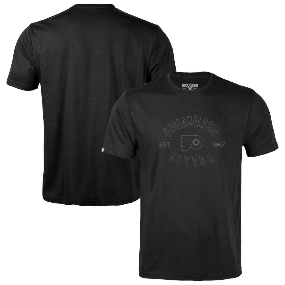 NHL Black Philadelphia Flyers Levelwear Youth Little Richmond Abyssal T-Shirt