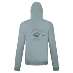 NHL Gray Minnesota Wild Levelwear Women's Waterfall Nightfall Pullover Hoodie