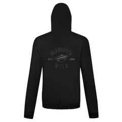 NHL Black Minnesota Wild Levelwear Women's Waterfall Nightfall Pullover Hoodie