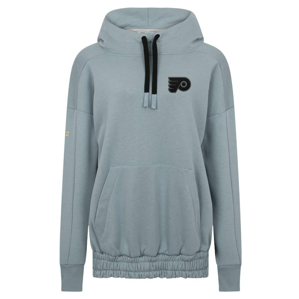 NHL Gray Philadelphia Flyers Levelwear Women's Waterfall Nightfall Pullover Hoodie
