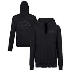 NHL Black Philadelphia Flyers Levelwear Women's Waterfall Nightfall Pullover Hoodie
