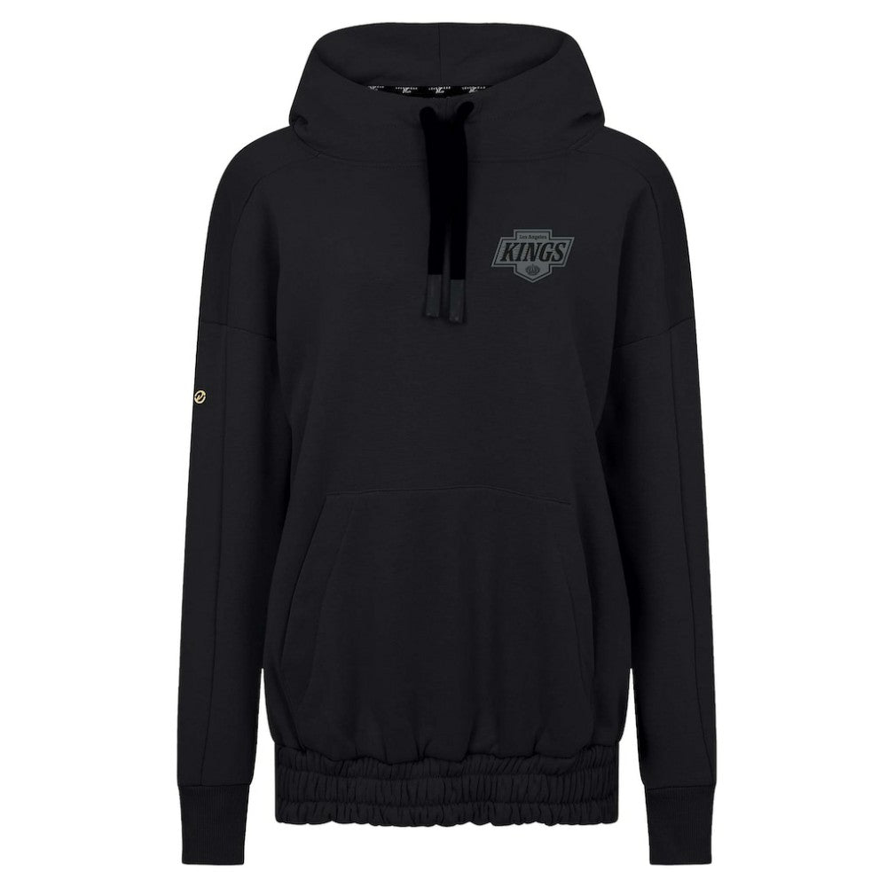 NHL Black Los Angeles Kings Levelwear Women's Waterfall Nightfall Pullover Hoodie