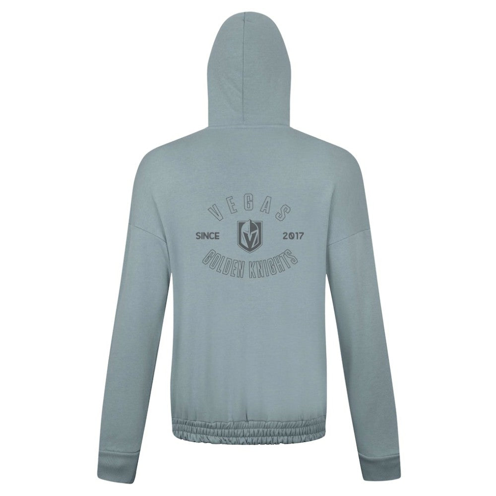 NHL Gray Vegas Golden Knights Levelwear Women's Waterfall Nightfall Pullover Hoodie