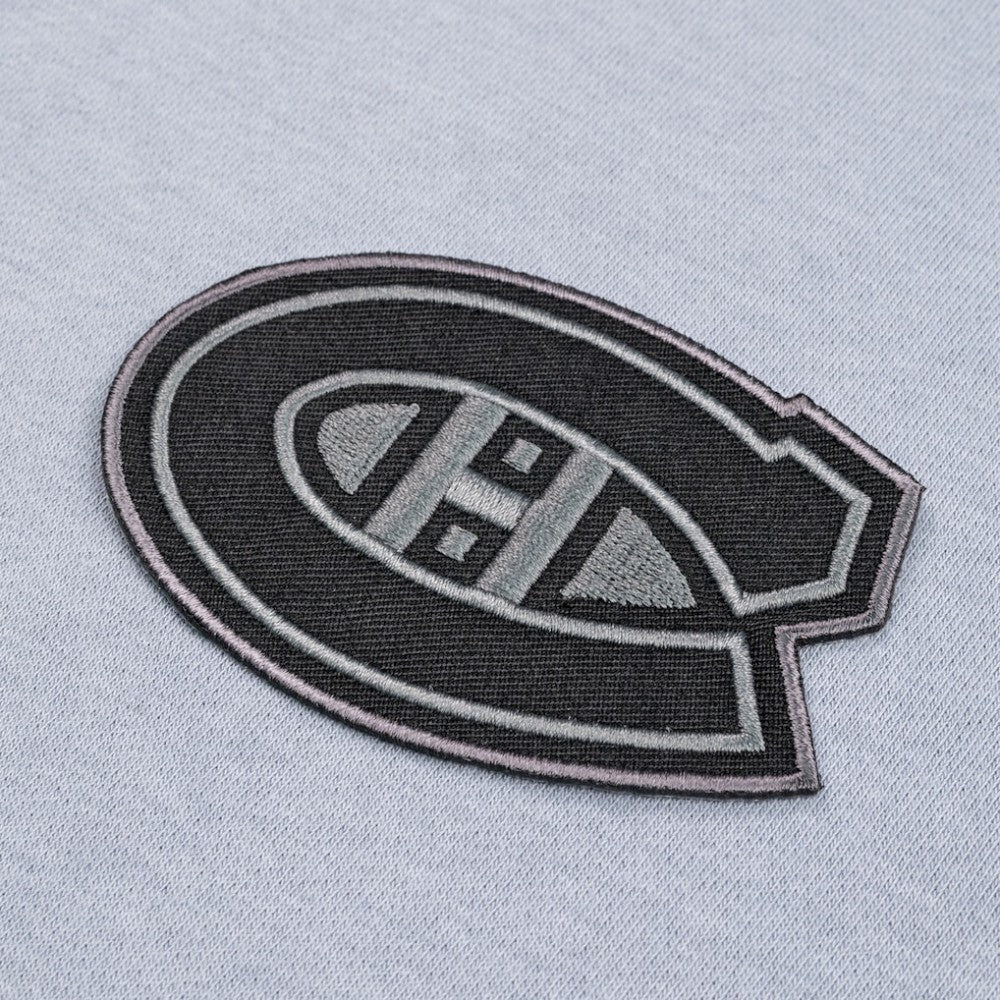 NHL Gray Montreal Canadiens Levelwear Women's Waterfall Nightfall Pullover Hoodie